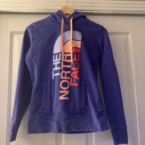 Like New - The North Face purple hoodie
